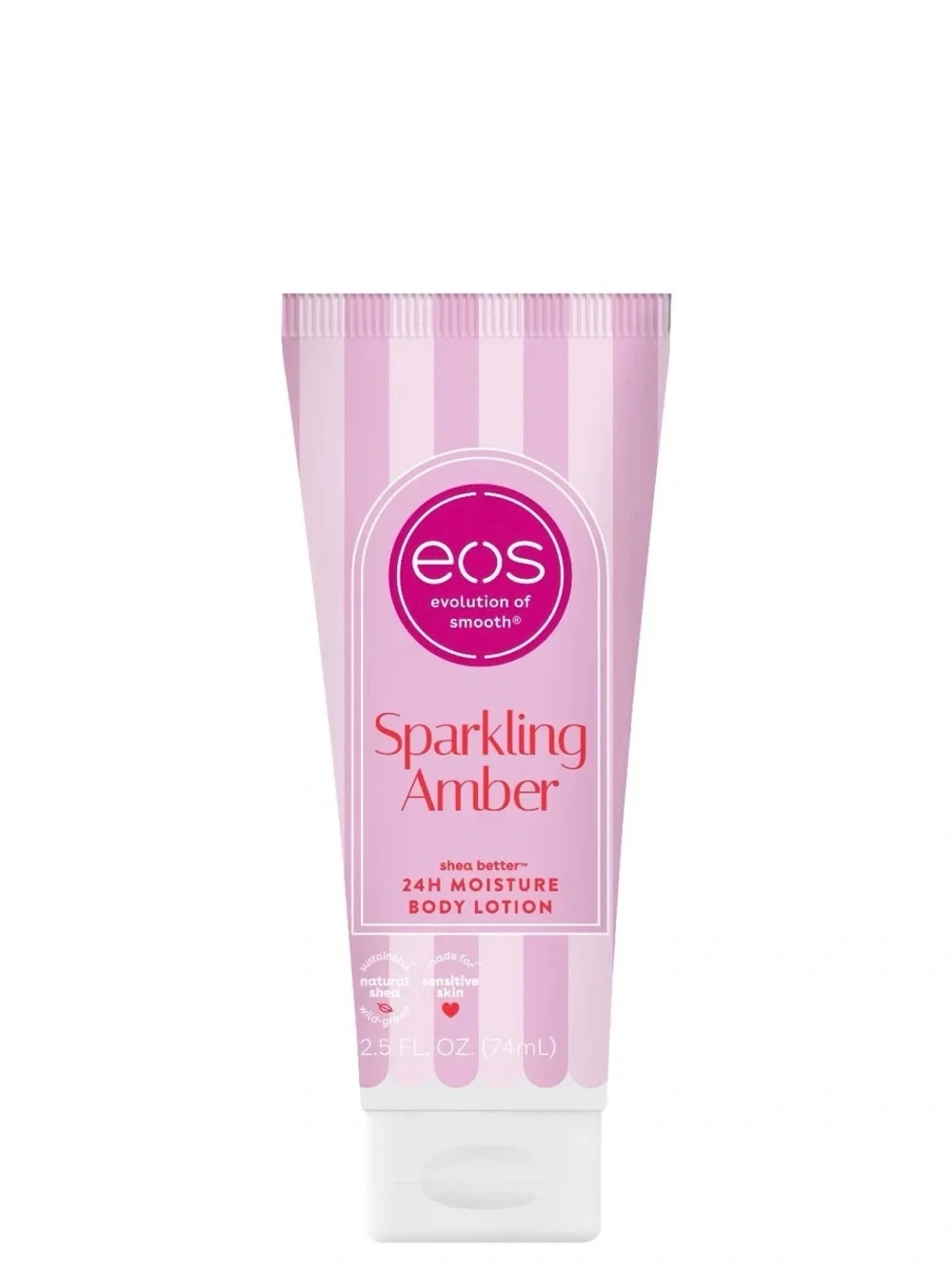 eos Mini Body Lotion - Sparkling Amber - Travel Size - 2.5 fl oz